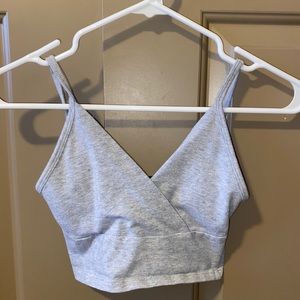 Gray brandy tank top